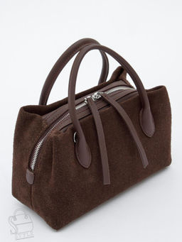 Сумка женская кожаная 7607PE coffee Polina&Eiterou фото 5