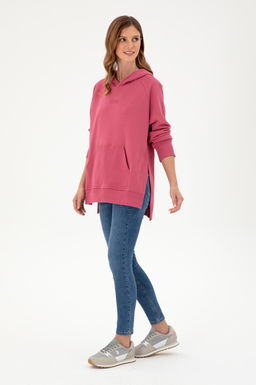 Женский розовый свитшот Неожиданная скидка в корзине - U.s. polo assn фото 4