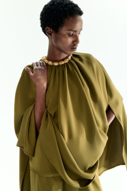 Blusa capa con cuentas - H&m фото 2