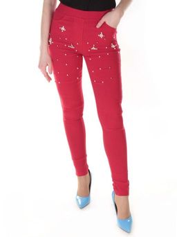 8903 Джеггинсы женские (70% хлопок, 30% стрейч) - Фабричный китай фото 8