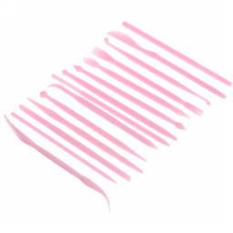 Цена за 3 шт. Инструменты для украшения тортов в наборе 14шт однотонные