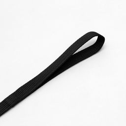 Поводок 1,2 м х 2 см, полиэстер, чёрный - Пижон фото 3