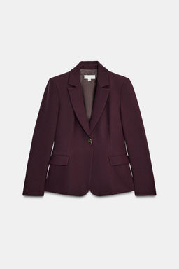 FITTED BLAZER WITH SHOULDER PADS - Zara фото 6