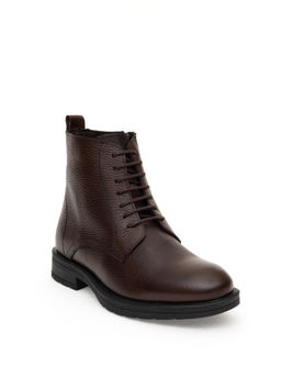 Kahverengi Kau_uk Taban %100 Deri Bot