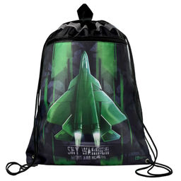 Мешок для сменной обуви Феникс+, арт.66242/ 24 ИСТРЕБИТЕЛЬ (36х48 см, полиэстер, сублимационная печа