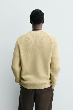 RIBBED TEXTURED JUMPER - Zara фото 3