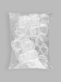 Бокс для хранения мелочей, 3.5×3.5×1.8 см, пластиковый, прозрачный