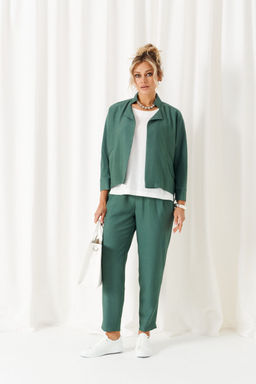 Костюм Beautiful Free 6457 бутылочно-зеленый