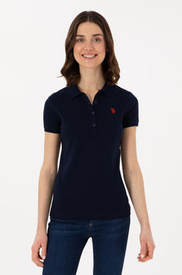 Kad_n Lacivert Polo Yaka Basic Ti__rt Sepette S_rpriz _ndirim