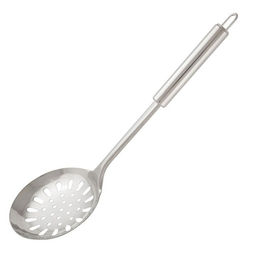 Шумовка из нержавеющей стали, NIMBUS, 33,5*11,2 см, овальная ручка с подвесом арт.007414