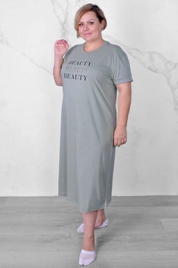 Арт. 4130 Туника женская 50-58 (5 шт) Цвет:полынь