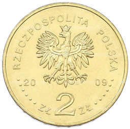 Монета 2 злотых 2009 года Польша 65 лет Варшавскому восстанию