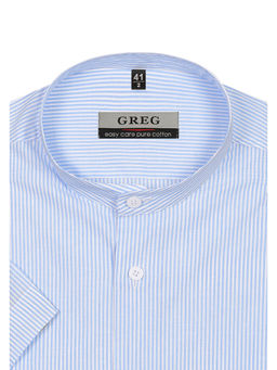 Сорочка мужская короткий рукав GREG 211/007/0233/ZS  фото 3