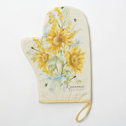 Варежка-прихватка Красоты во всем 20?28 см, саржа, 100% хлопок, ватин 250 г/м?