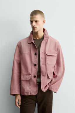 LIMITED EDITION RELAXED FIT WASHED JACKET - Zara фото 10