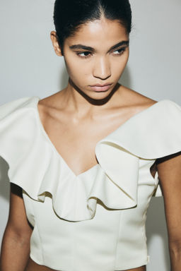 Top con escote de volantes en V - H&m фото 6