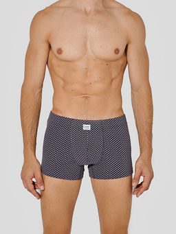 Цена за 2 штуки! Трусы боксеры мужские серые с узором