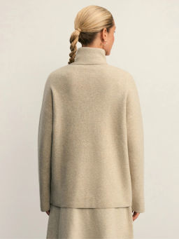 Джемпер с воротником стойкой / Zarina  фото 5