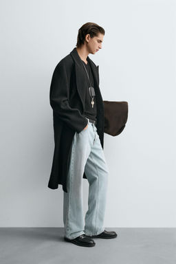 BOUCLE TEXTURED WOOL COAT - Zara фото 19