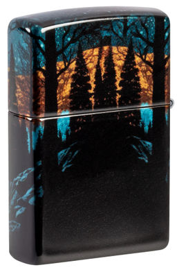 Зажигалка ZIPPO Волк в лунном свете | Moonlight Wolf 46252  фото 6