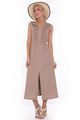 Платье Ассоль (бежевый) - Эльза фото 5