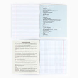 Тетради предметные, 48 л., набор из 10 шт., блок №1, софт тач лам, уф лак Силуэт - Artfox study фото 3