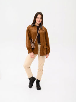 Босоногие ботинки 351.NATAbl.Темно-коричневый оттима/шерсть