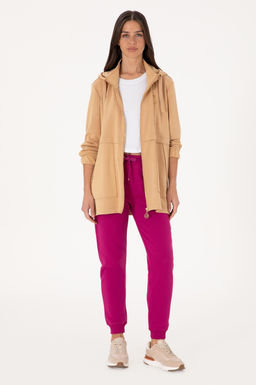 Kad_n Camel Sweatshirt Sepette S_rpriz _ndirim - U.s. polo assn фото 4