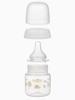 Бутылочка для кормления, широкое горло Ø50 мм, +0мес., 120 мл, M&B