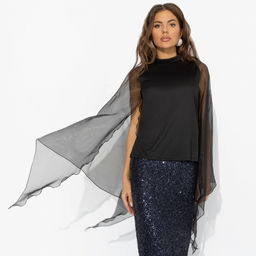 Блуза с акцентными рукавами, Незаменимая / Новый год