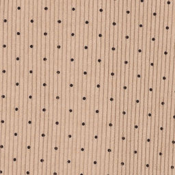 Цена за 67 шт. Ткань микровельвет «Горошек», 100% п/э, 140 г/м², шир. 150 ± 5 см, бежевая
