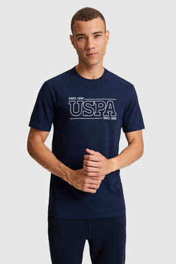 Erkek Lacivert Regular Fit Bisiklet Yaka Ti__rt