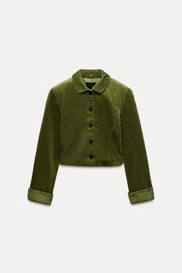 SHORT CORDUROY JACKET - Zara фото 2