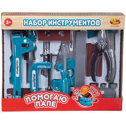 Игровой набор ABtoys Помогаю Папе Инструменты 2 вида, в коробке  фото 4