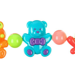 Растяжка на коляску/кроватку Крошка Я «Мишка и друзья», 4 игрушки, МИКС