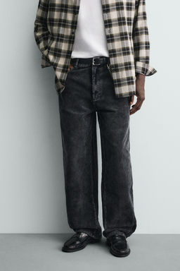 CORDUROY BAGGY TROUSERS WITH TWISTED SEAMS - Zara фото 21