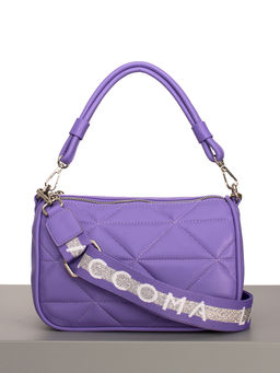 LACCOMA сумка Айлин-Ф826-фиолетовый эко кожа хлопок  фото 3