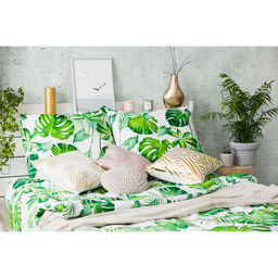 Постельное бельё Этель 1,5 сп., Монстера, размер 143х215 см, 150х214 см, 70х70 см - 2 шт  фото 14