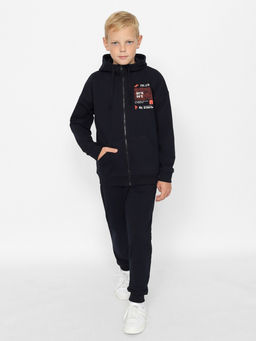 CRB wear/CWJB 63670-22-383 Толстовка для мальчика,черный/Ex.Cherubino  фото 3