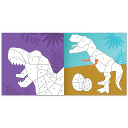 Творческая книжка Рисуй наклейками. Динозавр, 12 стр. - Буква-ленд фото 2