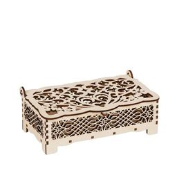 Заготовка для декорирования Mr. Carving ВК-021 Шкатулка Узор фанера 17 х 9 х 6 см .