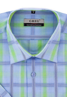 Сорочка мужская короткий рукав GREG 245/301/53/Z/1