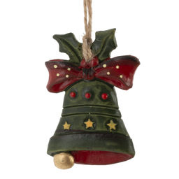 Изделие декоративное подвесное "Колокольчик/Елка/Носок/Варежка", L4 W1 H5,5 см, 4в.