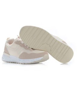 05-6028-6 BEIGE Кроссовки женские (искусственные материалы) - No name фото 15