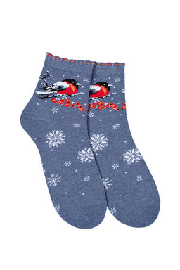 Носки женские Снегири (набор 3 пары)