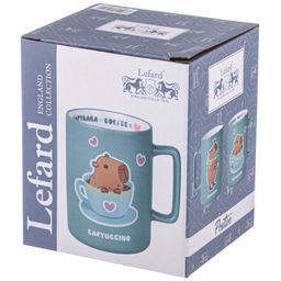 Кружка Lefard Capybara+Coffee 400 мл фарфор  фото 3