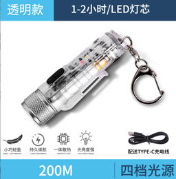 Фонарь универсальный COMIRON GEEK корпус: жёсткий ABS, IP65; свет: T20, 400lm +4COB, аккум: 300 mAh, USB Type-C; карабин, магнит 19г /уп 120/ - Галеонтрейд фото 6