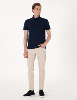 Bej Slim Fit Jean Pantolon
