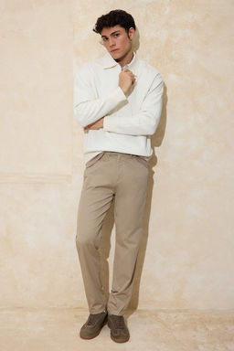 Siyah Erkek Regular Fit Chino Mevsimlik Pantolon TMNSS26PL00006 - Trendyolmilla фото 7