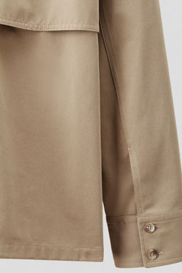 Sobrecamisa cargo en sarga de algod?n - H&m фото 5